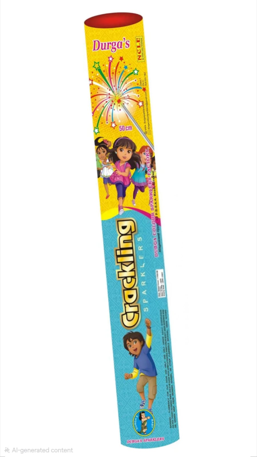 50Cm Crackling Sparklers (5 Pcs)